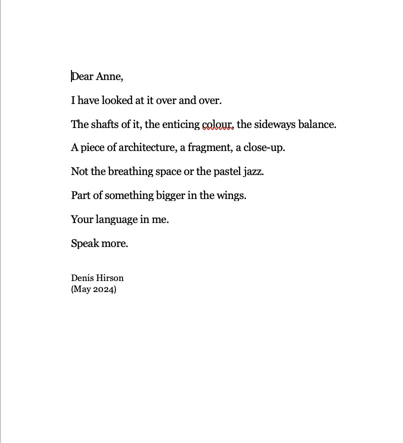 Your language in me